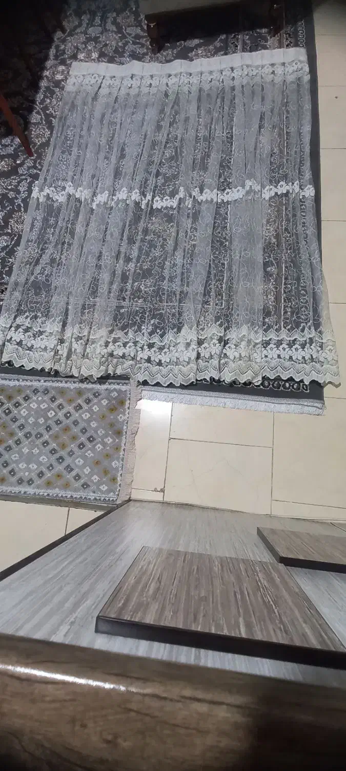 پرده پنجره به اندازه 140عرض وارتفاع185|پرده، رانر، رومیزی|تهران, کیانشهر|دیوار