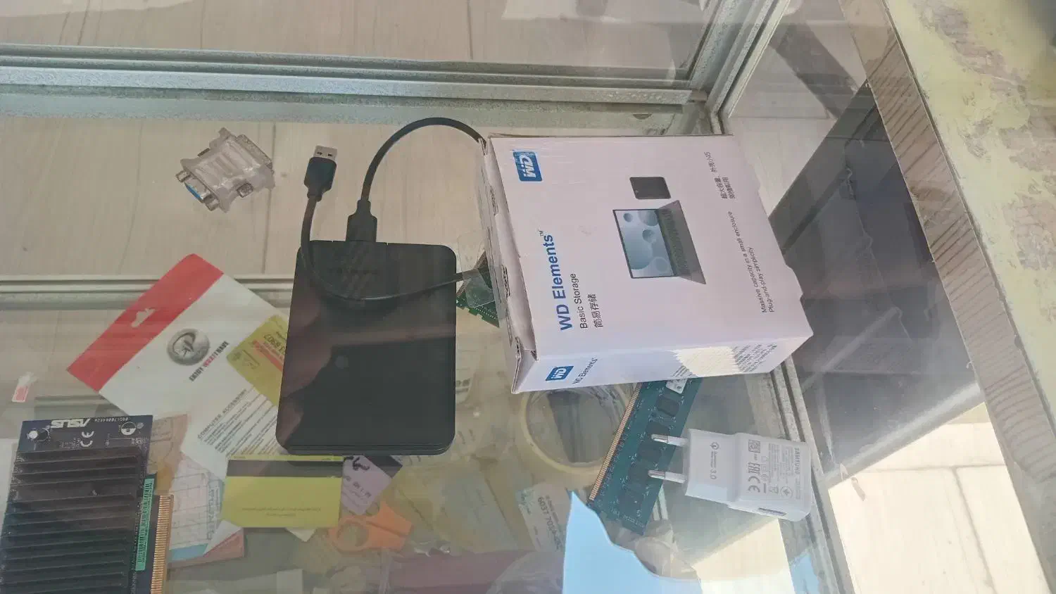 هارد اکسترنال ۵۰۰ گیگ|قطعات و لوازم جانبی رایانه|گمیشان, |دیوار