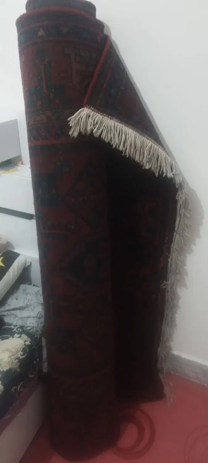 دوعددفرش دست بافت کاملا سنتی باطرحی قشنگ|فرش|شیراز, سعدیه جنوبی|دیوار