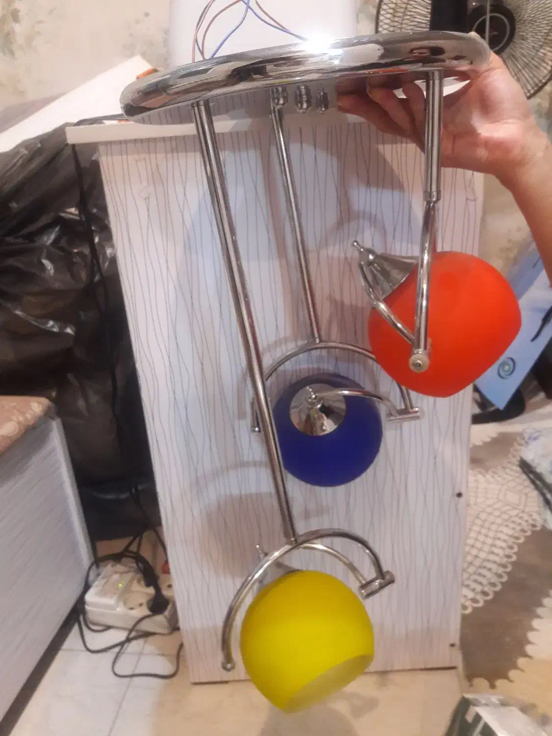 ۲ عدد لوستر|لوستر و چراغ آویز|ری, ظهیرآباد|دیوار