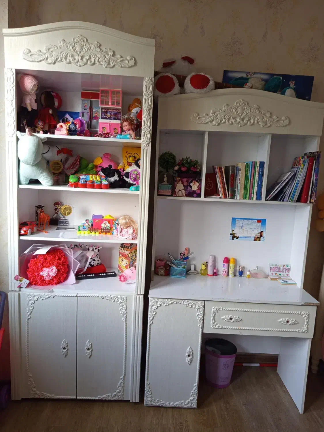 سرویس تخت وکمد نوجوان|تخت و سرویس خواب|لوندویل, |دیوار