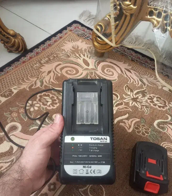 شاژر دریل توسان ویه عدد باطری|ابزارآلات|تهران, تهرانسر شمالی|دیوار