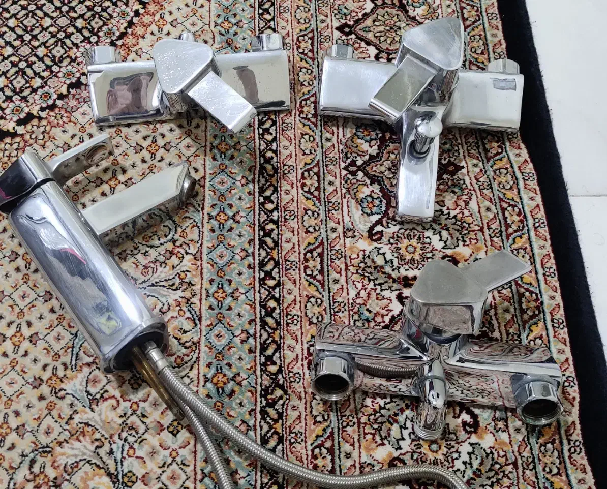 شیر آلات اهرمی ست تمیز|لوازم سرویس بهداشتی|شهریار, شهریار|دیوار