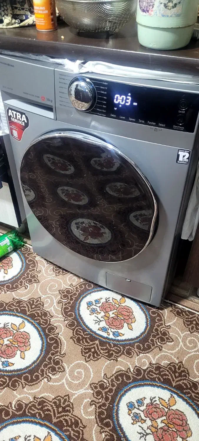 لباسشویی پاکشوما پنل لمسی آخرین مدل|ماشین لباسشویی و خشک‌کن لباس|مشهد, الهیه|دیوار