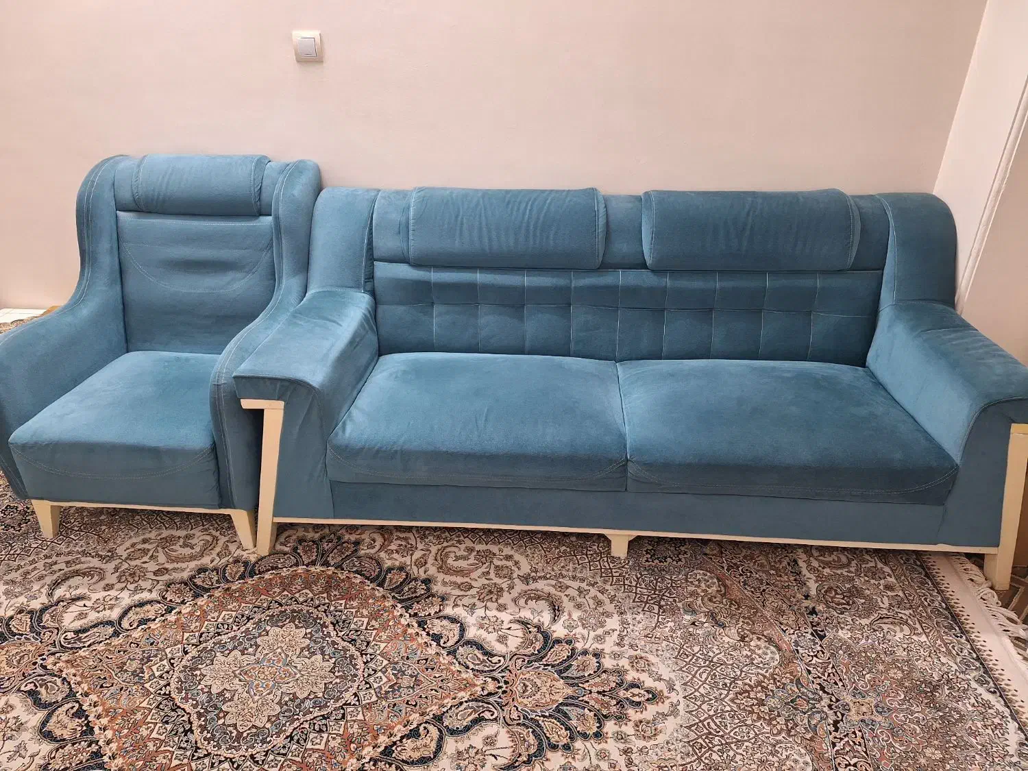 مبل هفت نفره|مبلمان خانگی و میز عسلی|ری, شهادت|دیوار