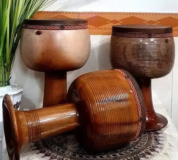 تمبک شیرانی ۳ مهر SH چوب گردو|سازهای سنتی|تهران, شمس‌آباد|دیوار