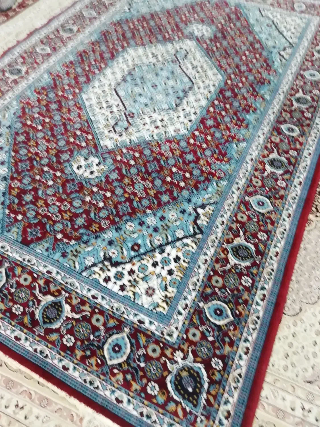 فرش شش متری تمام نخ|فرش|پارسآباد, |دیوار