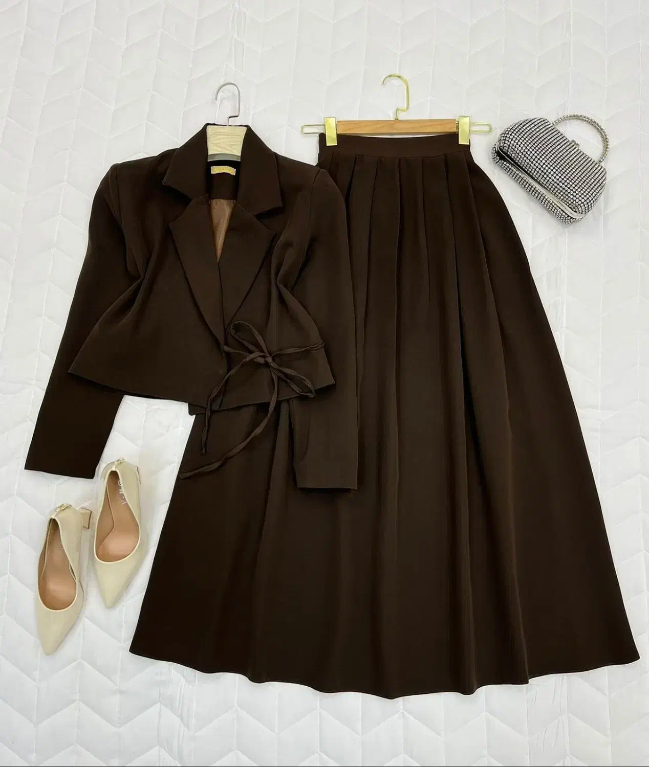 کت و دامن کرپ پاییزه|لباس|تهران, عبدلآباد|دیوار