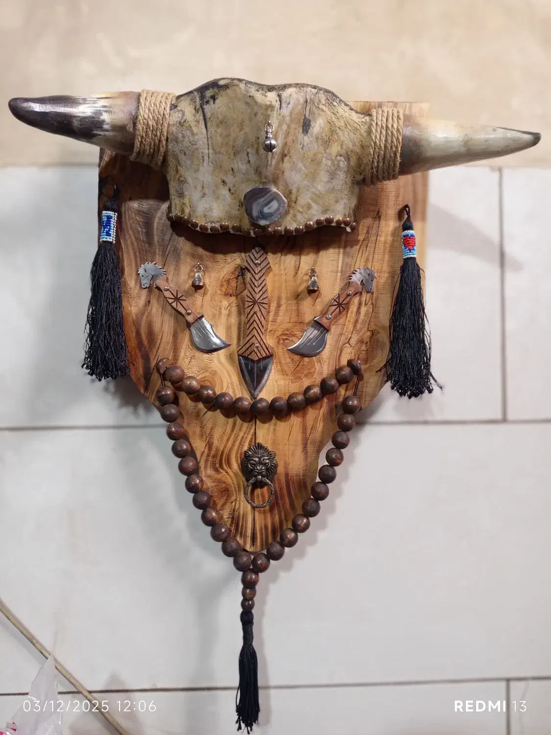 تابلو تزئینی شاخ|صنایع دستی و سایر لوازم تزئینی|ابریشم, |دیوار