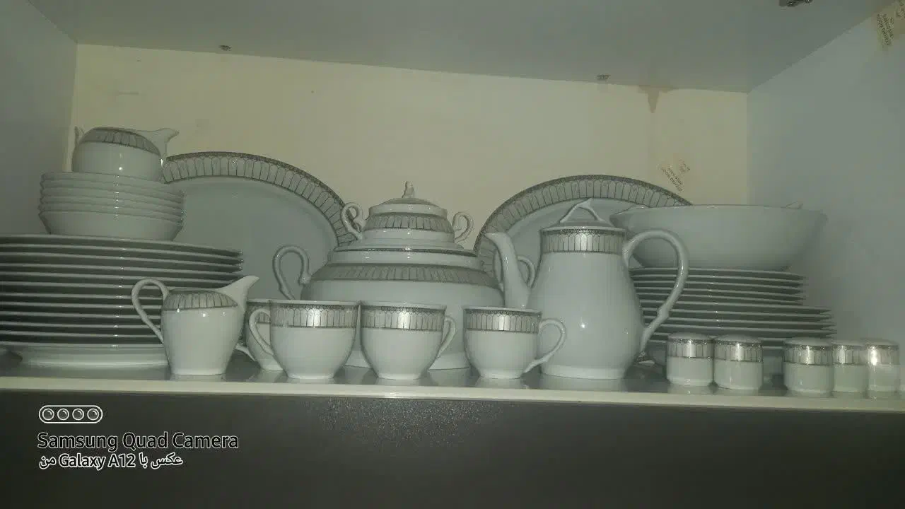 سرویس6نفره چینی مقصود نو|ظروف سرو و پذیرایی|مشهد, زمرد|دیوار