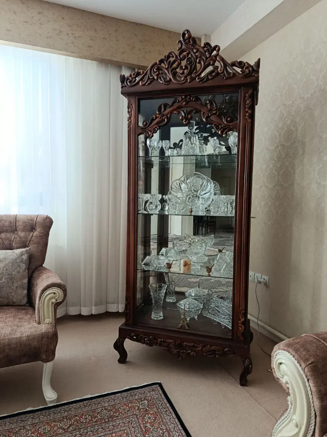 بوفه چوبی|بوفه، ویترین، کنسول|تبریز, |دیوار