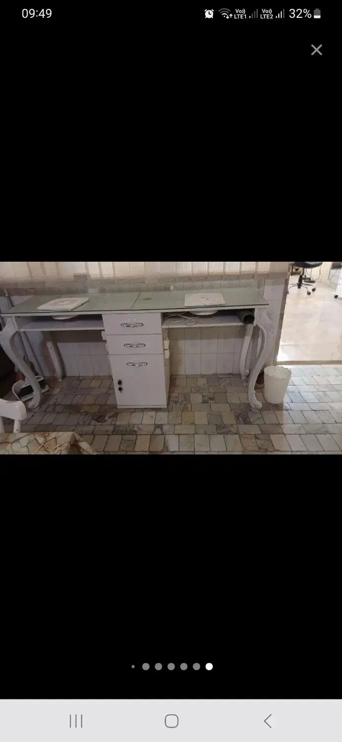 میز ناخن یا تحریر دونفره|میز تحریر و کامپیوتر|قوچان, |دیوار