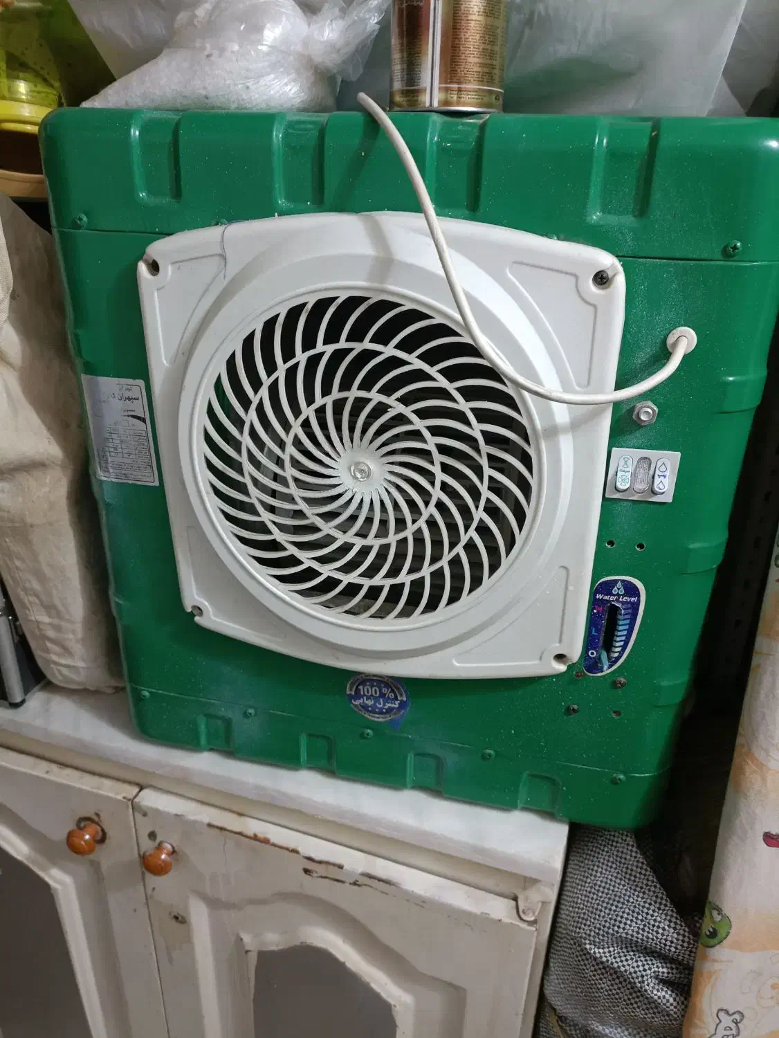 کولر کوچک|کولر آبی|قرچک, شهرک طلائیه|دیوار