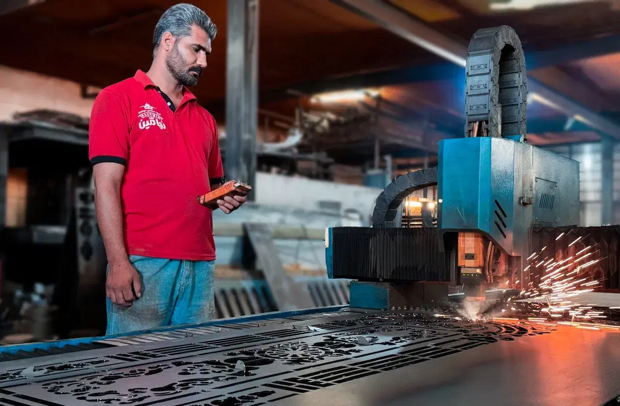 برش cnc لیزر فایبر فلزات|عمده‌فروشی|قم, خداکرم|دیوار