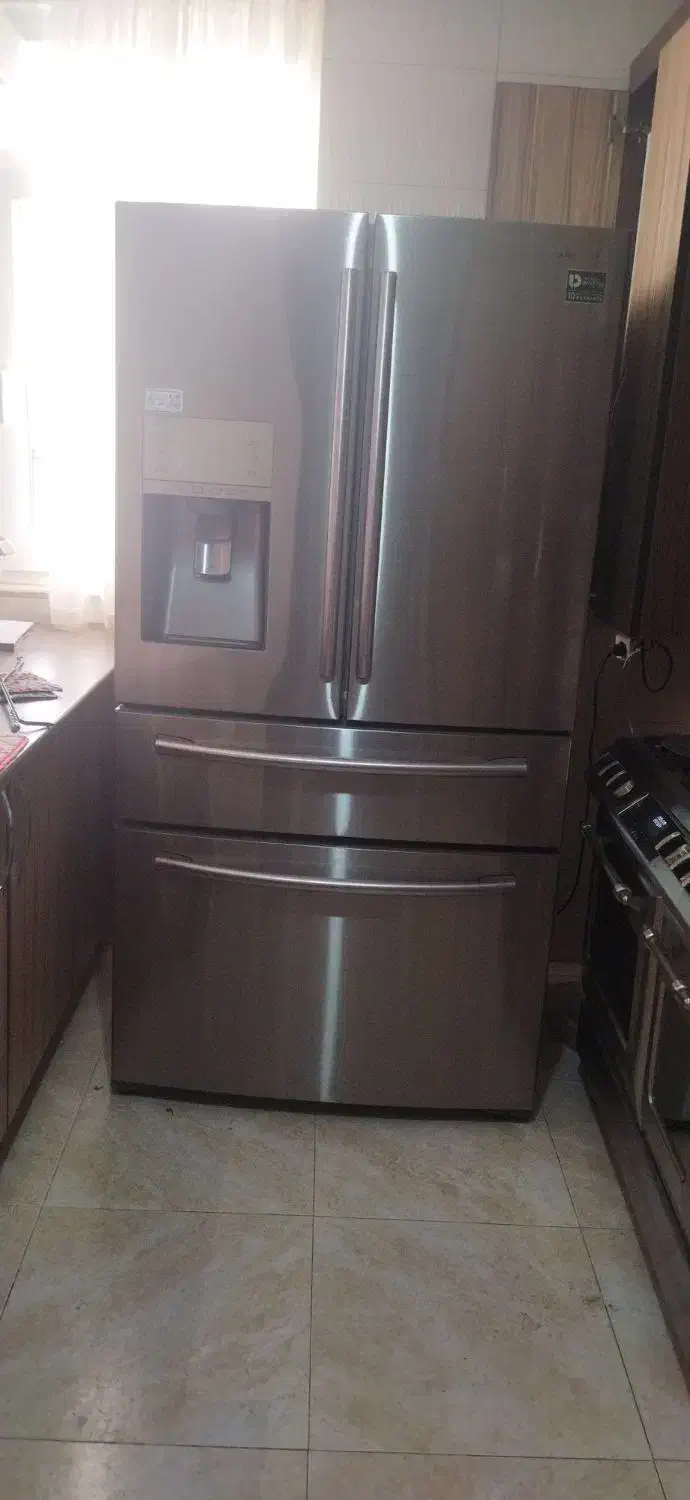 فروش یخچال فریزر مدل فرنج 4 سامسونگ اصل|یخچال و فریزر|صدرا-فارس, فاز ۱|دیوار