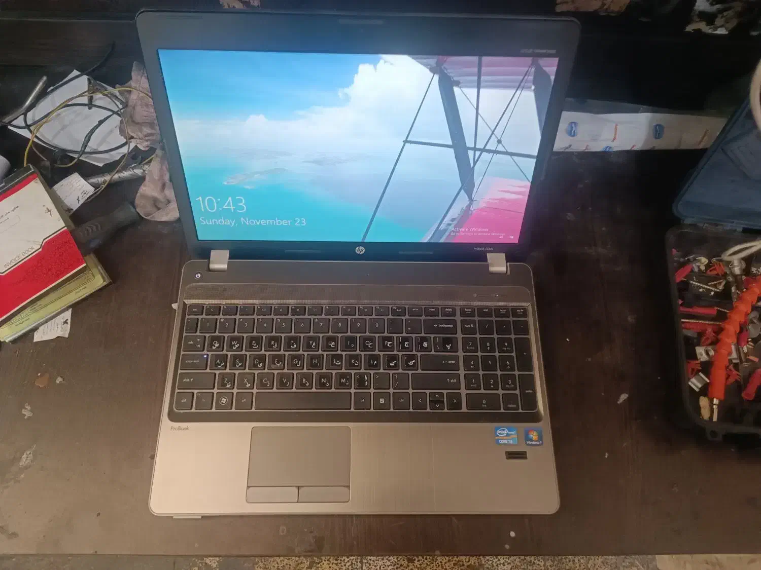 لپتاپ HP|رایانه همراه|بومهن, |دیوار