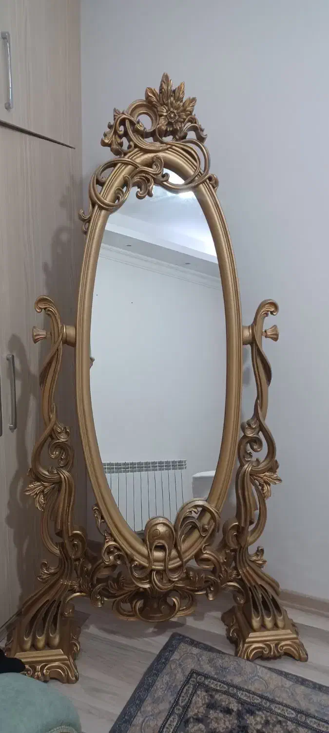 آیینه قدی کنده کاری شده|آینه|ارومیه, |دیوار