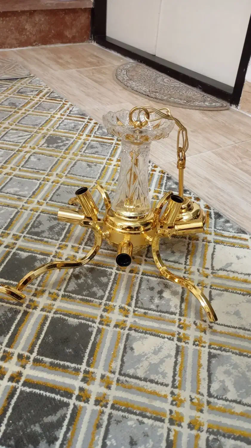 لوستر آب طلا|لوستر و چراغ آویز|ارومیه, |دیوار