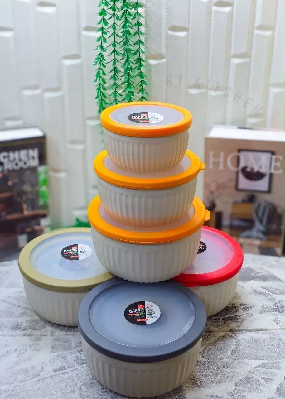 ظروف 3 تیکه کاپریس|ظروف نگهدارنده، پلاستیکی، یک‌بارمصرف|آفتاب, |دیوار