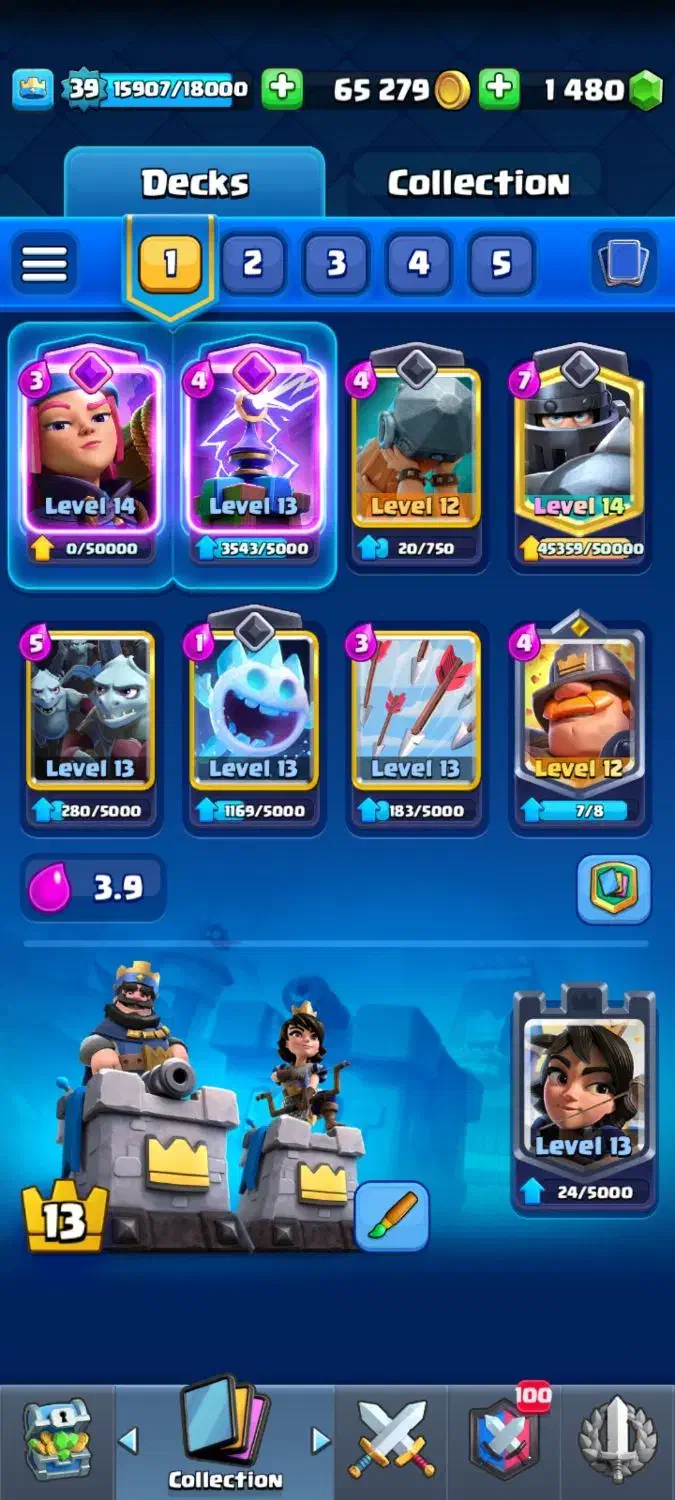 اکانت کلش رویال|کنسول، بازی ویدئویی و آنلاین|کرج, شهرک امام رضا (ع)|دیوار