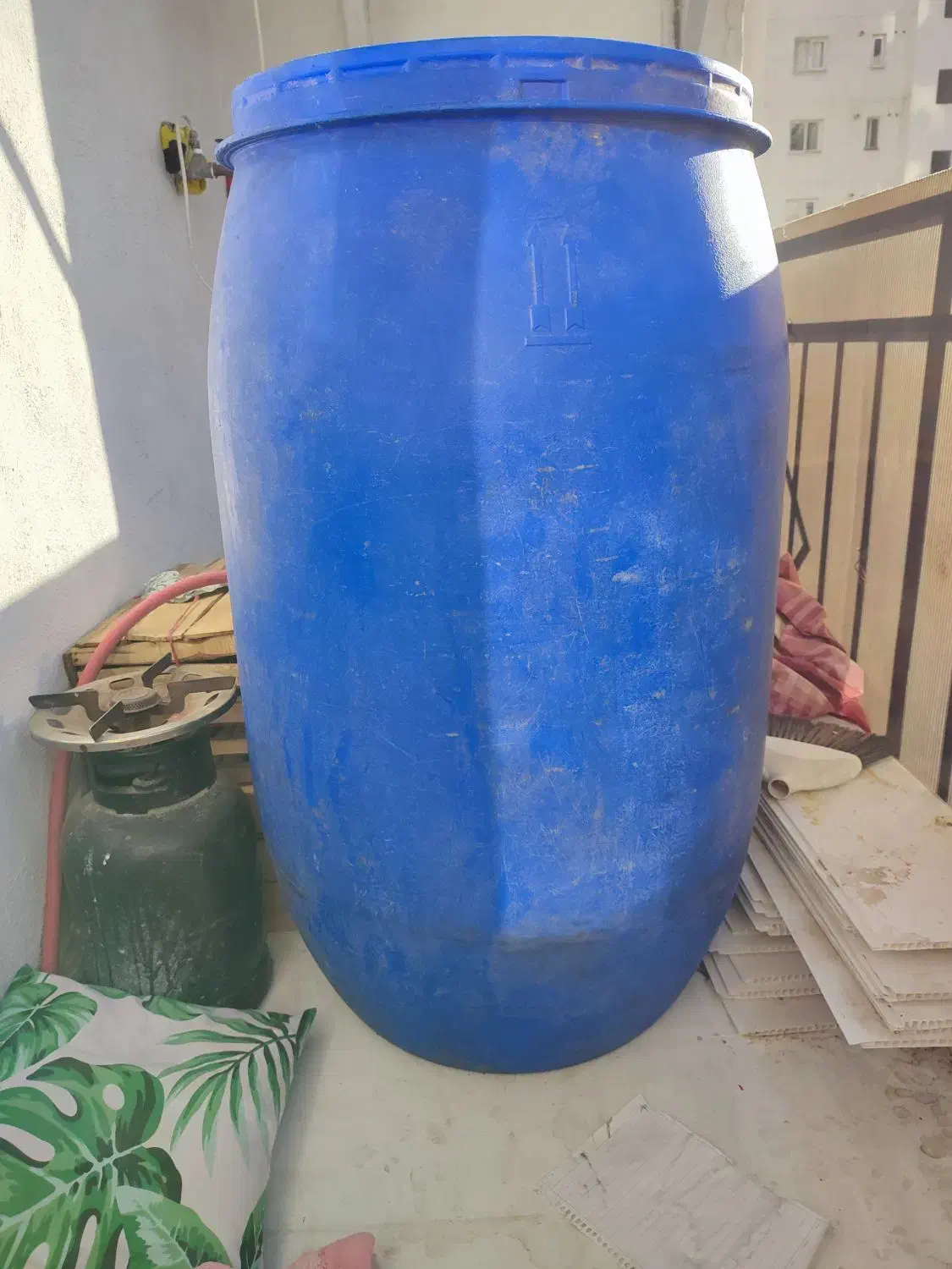 بشکه پلاستیکی 220 لیتری|ظروف نگهدارنده، پلاستیکی، یک‌بارمصرف|پردیس, فاز ۱۱|دیوار