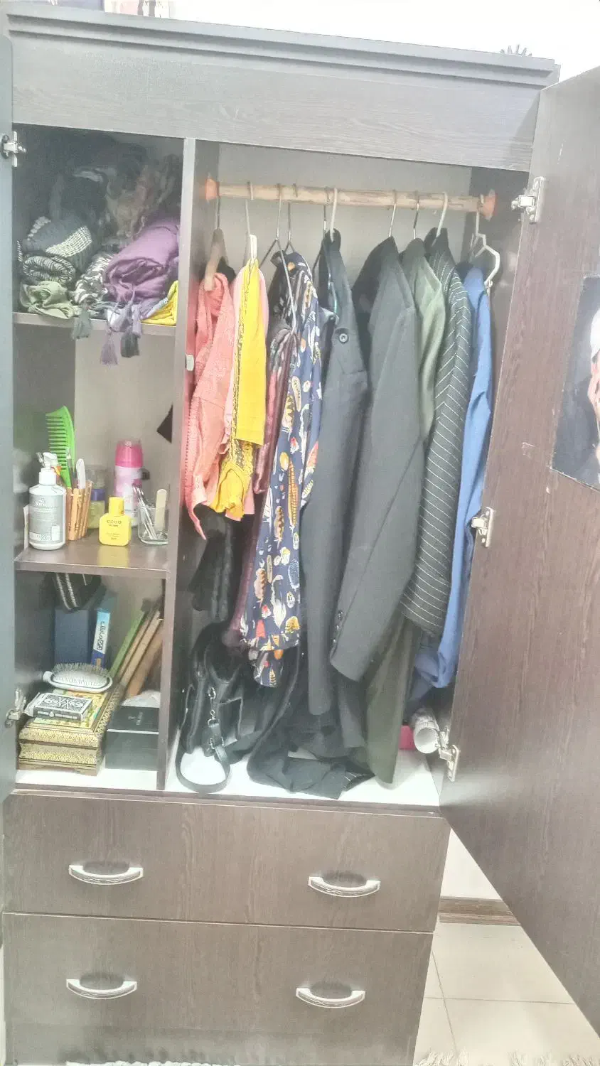 کمد لباس|جاکفشی، کمد، دراور|فولادشهر, مسکن مهر فولادشهر|دیوار