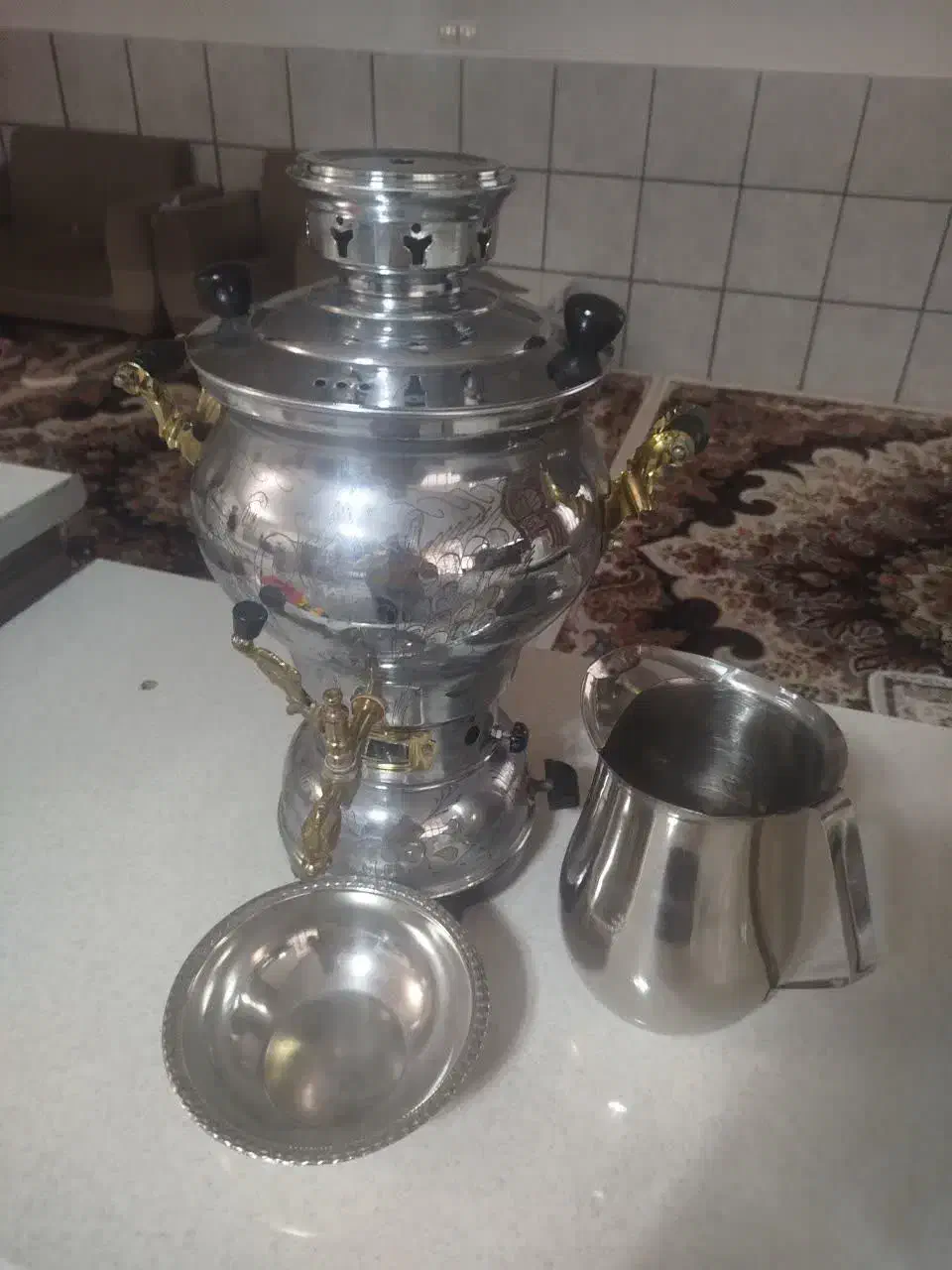 سماور ۶ لیتری|سماور، چای‌ساز، قهوه‌ساز|پاکدشت, خاتون آباد|دیوار