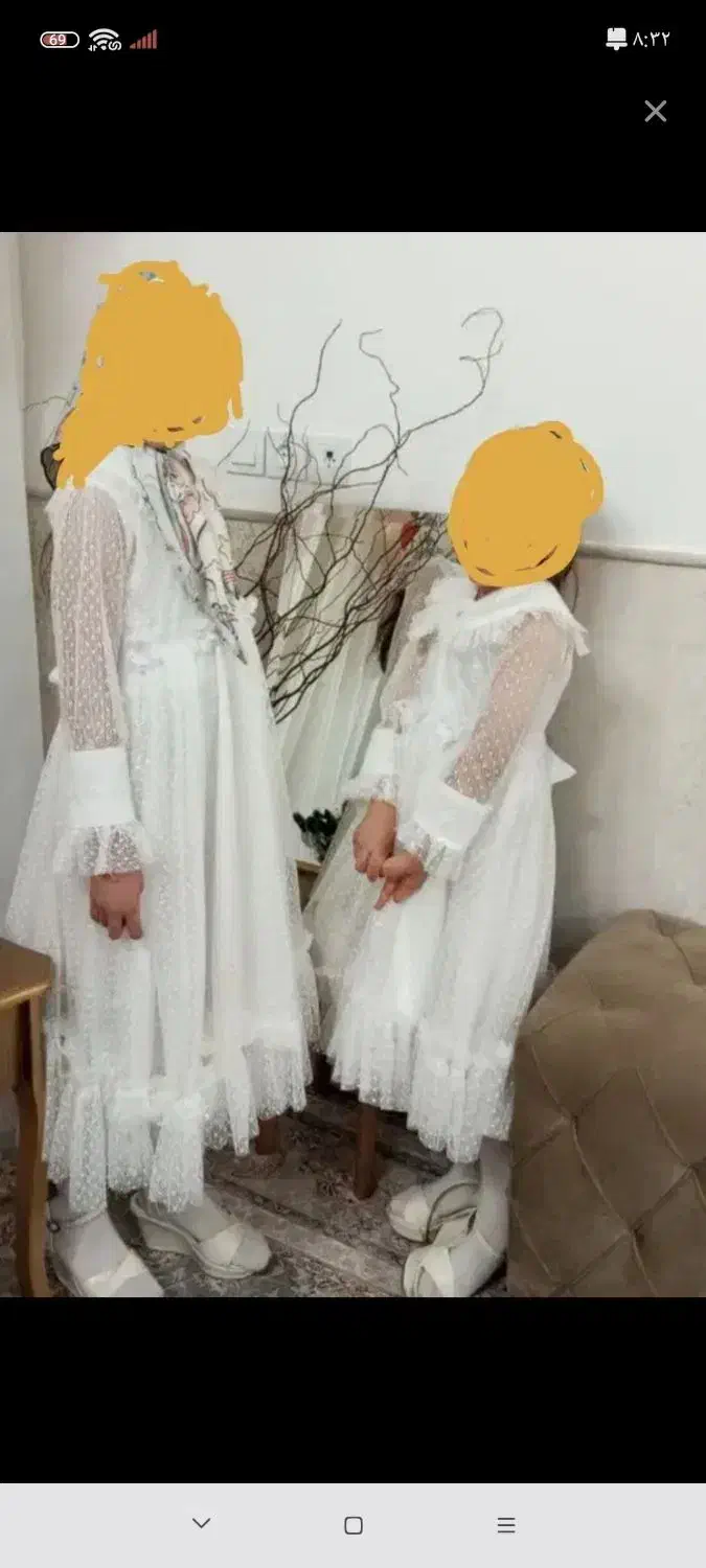 لباس مجلسی دخترانه( ست خواهری)|کفش و لباس بچه|قم, میرزائیه|دیوار