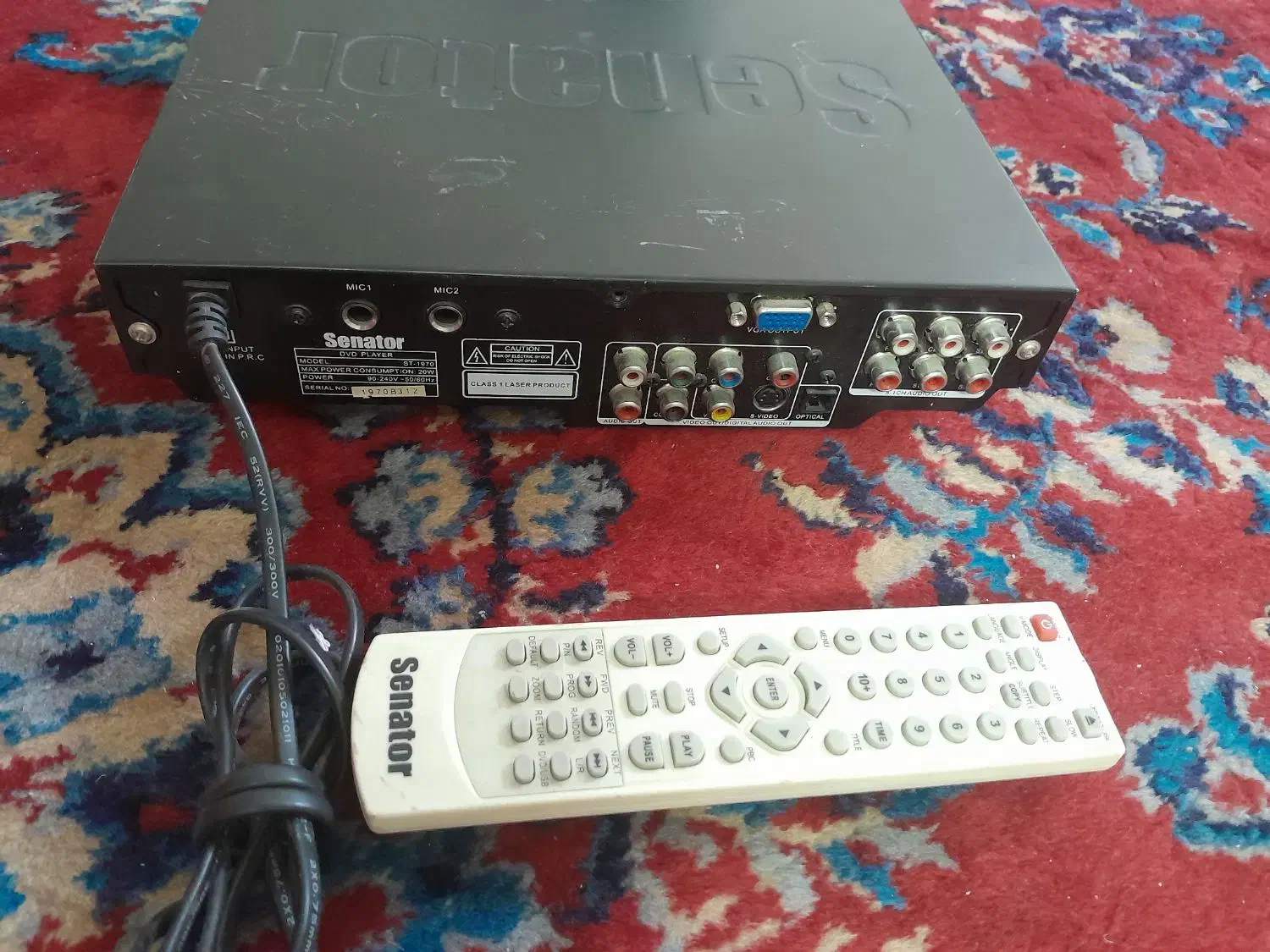 دی وی دی سناتور|پخش‌کننده DVD و ویدیو|مشهد, امام خمینی|دیوار