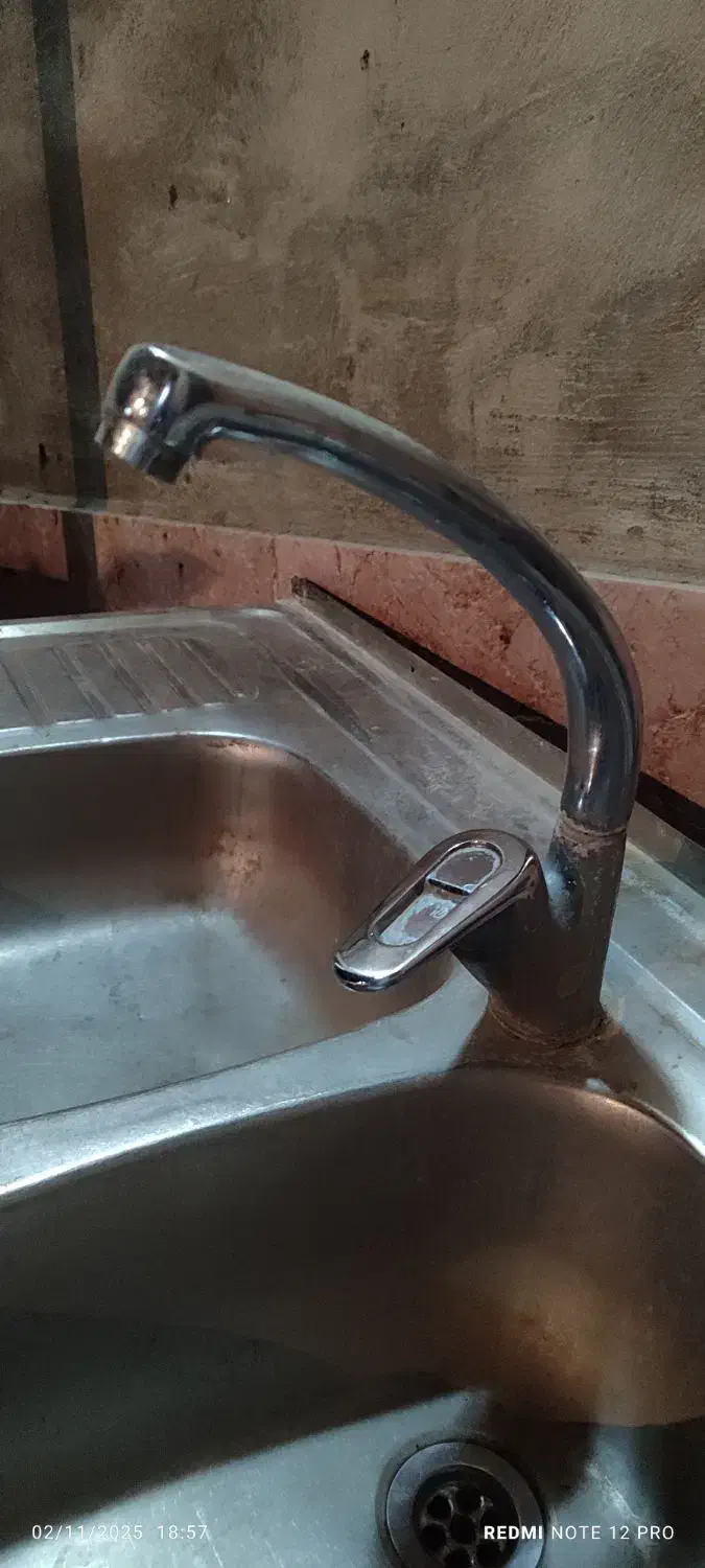 سینک ظرفشویی دوقلو|مصالح و تجهیزات ساختمان|گلبهار, شهر جدید گلبهار|دیوار