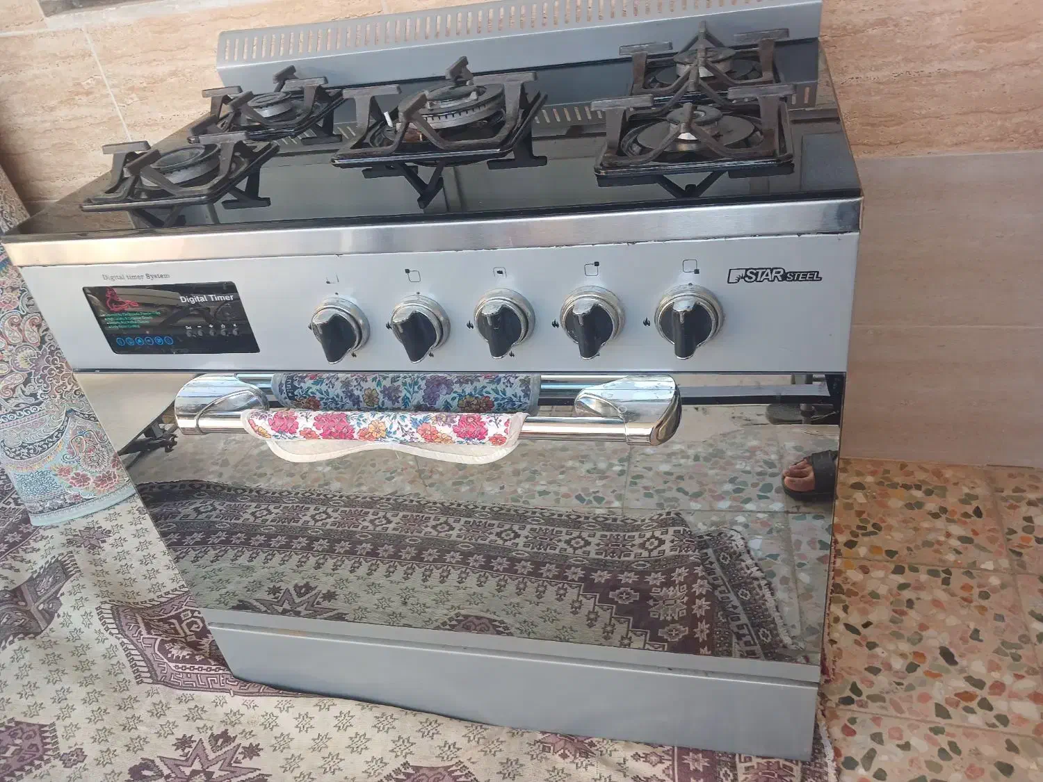 اوجاق گاز طرح فر نو|اجاق گاز و لوازم برقی پخت‌وپز|هشتگرد, هشتگرد قدیم|دیوار