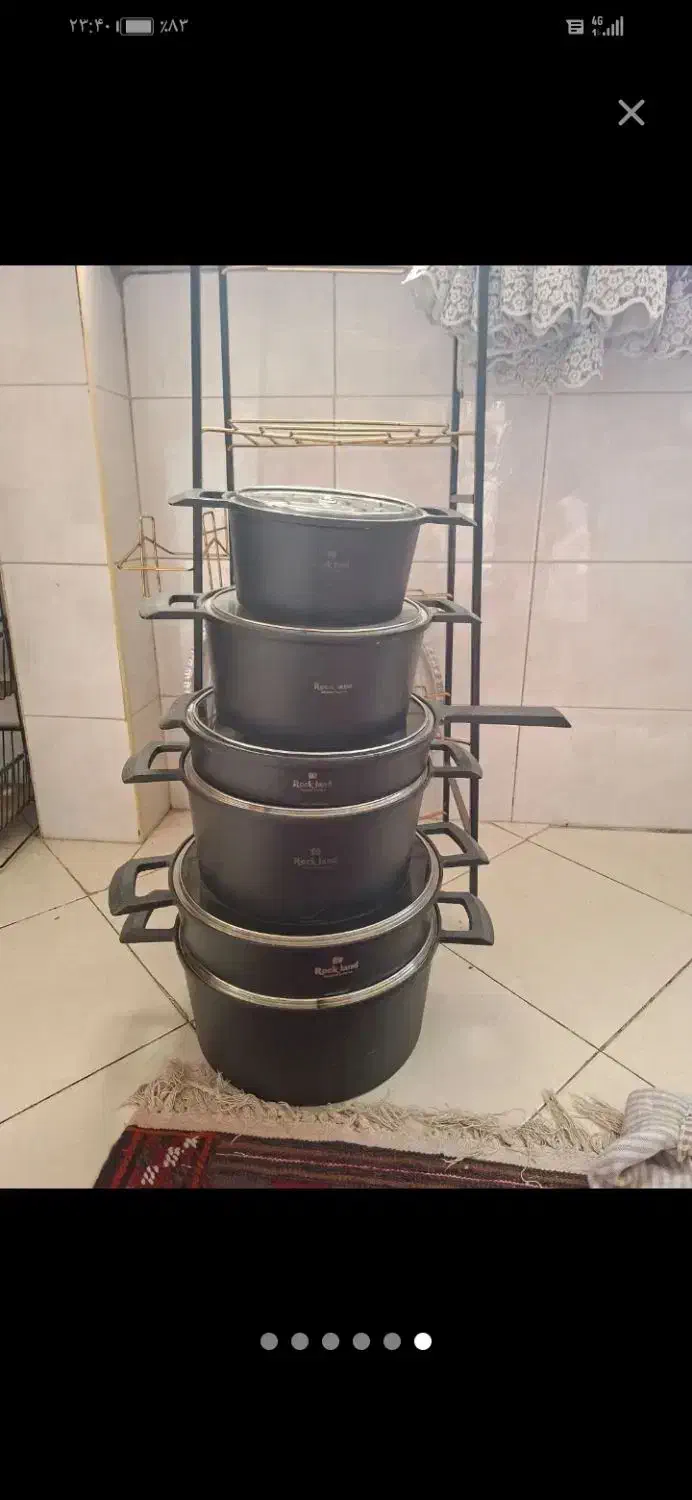 قابلمه 19 بارچه گرانیک|ظروف پخت‌وپز|مشگین شهر, |دیوار