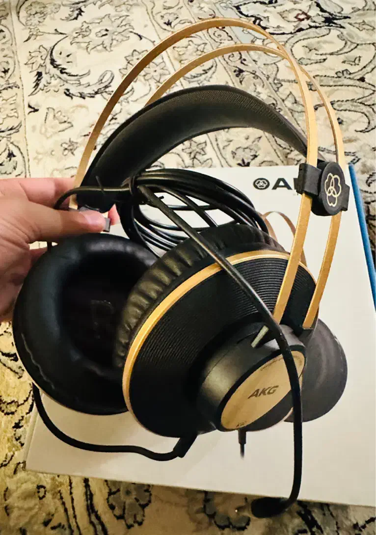 میکروفن آدیو تکنیکا2020&هدفونAKG K92(پایه و سیم)|صوتی و تصویری|اصفهان, شاهزید|دیوار