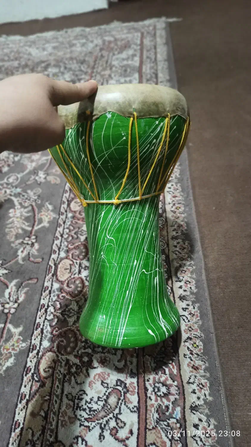 تیمپوی سفالی با پوست طبیعی|درام و پرکاشن|رشت, کوی قدس|دیوار