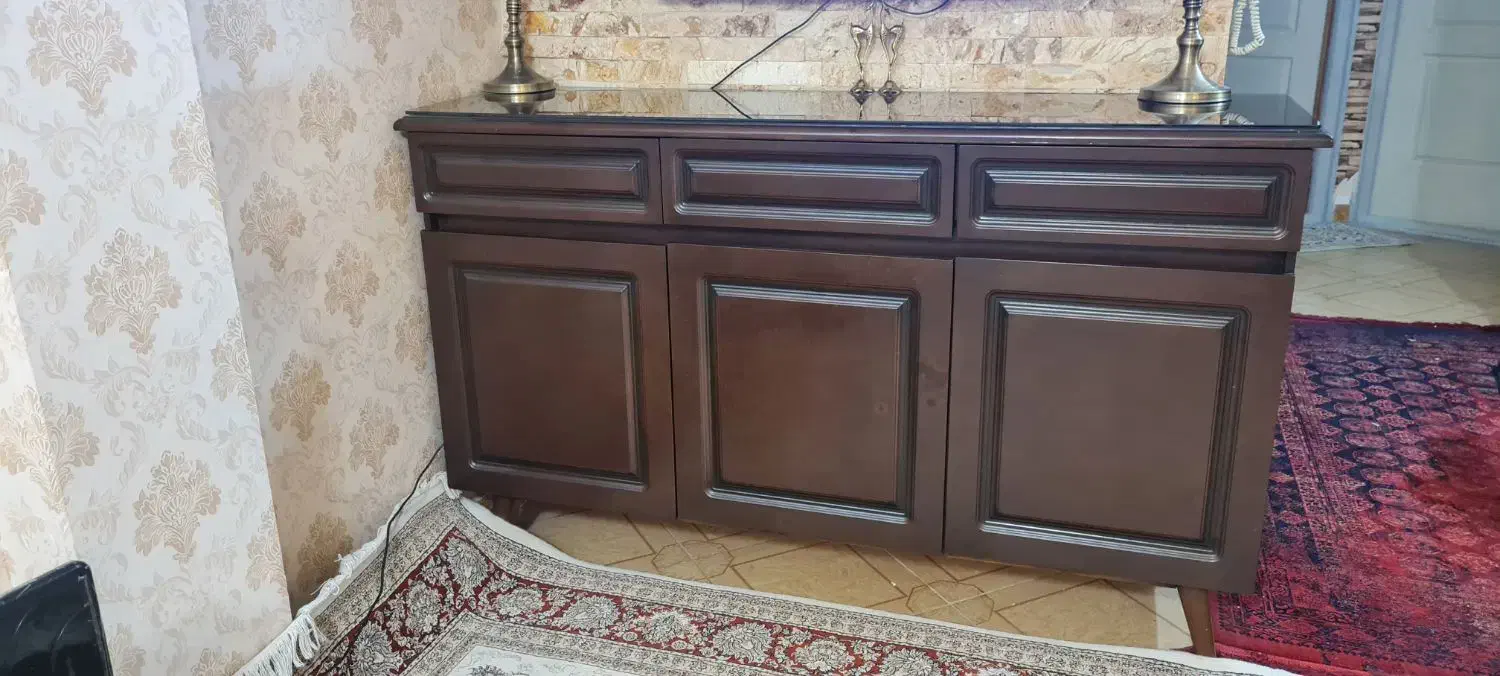 کنسول چوبی|بوفه، ویترین، کنسول|قزوین, |دیوار