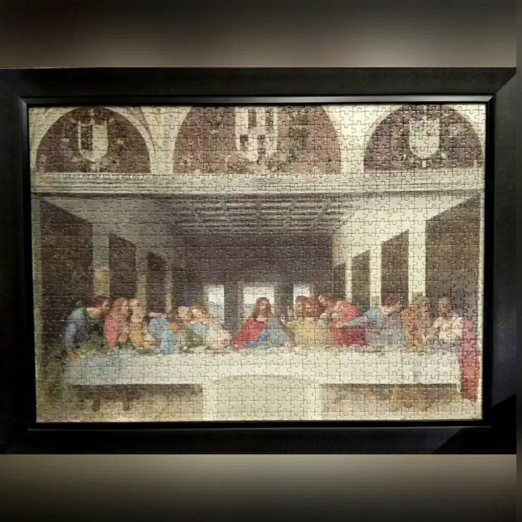 تابلو پازل هزار تکه شام آخر مسیح|تابلو، نقاشی، عکس|تهران, وحیدیه|دیوار