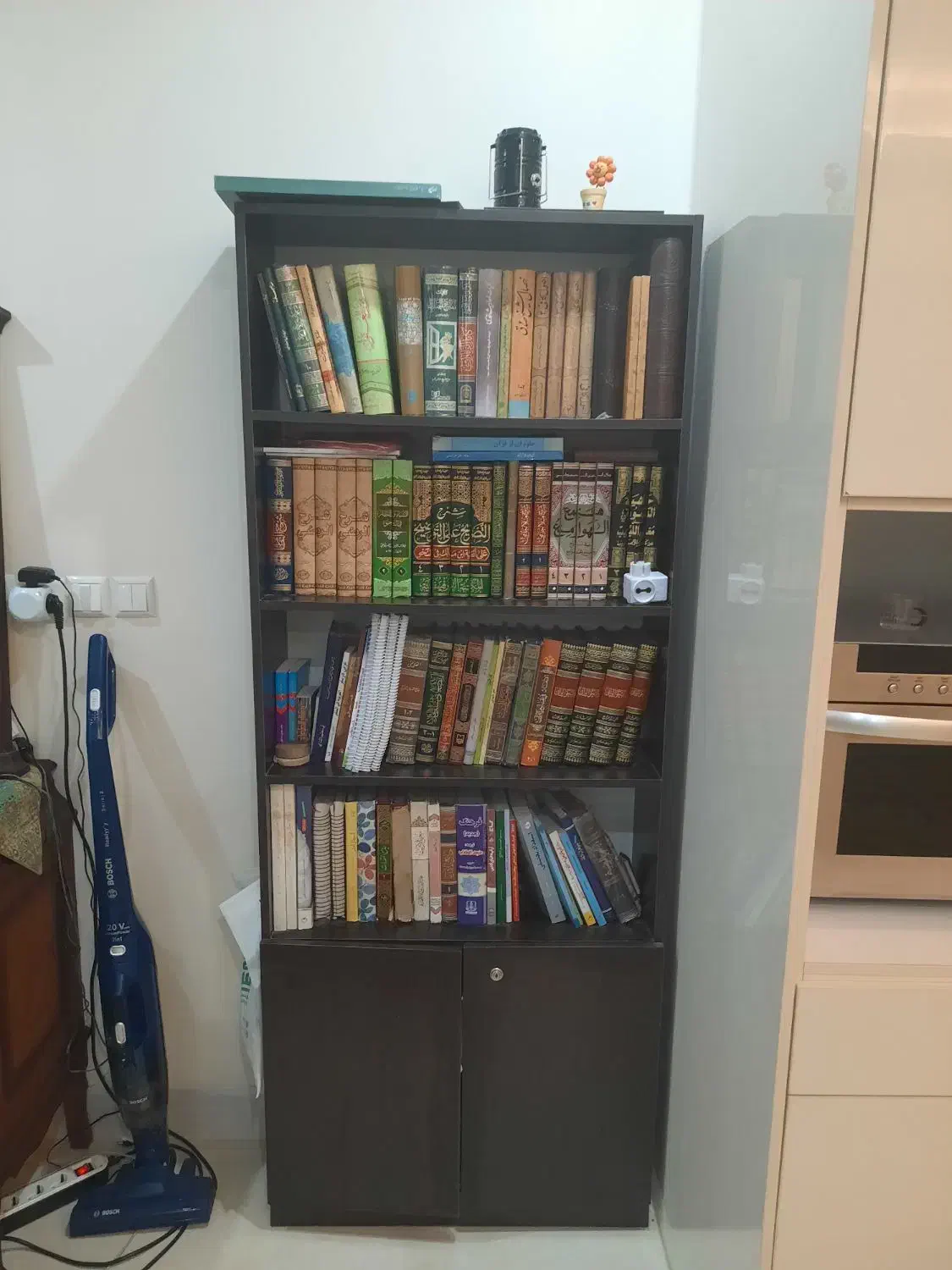 قفسه کتابخانه چوبی زیر قیمت بازار|کتابخانه، شلف، قفسه‌های دیواری|قم, بلوار امین و ساحلی|دیوار