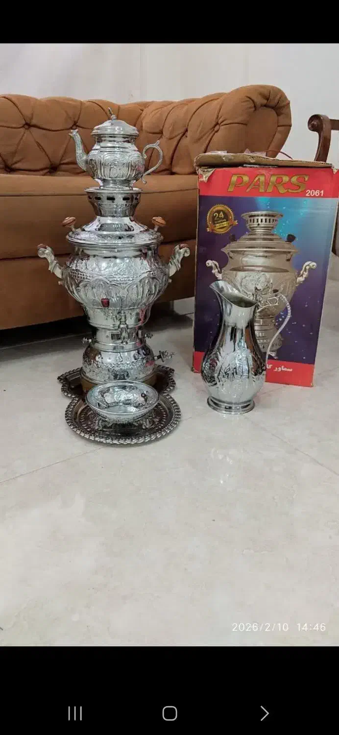 سماور گازی|سماور، چای‌ساز، قهوه‌ساز|آران و بیدگل, |دیوار