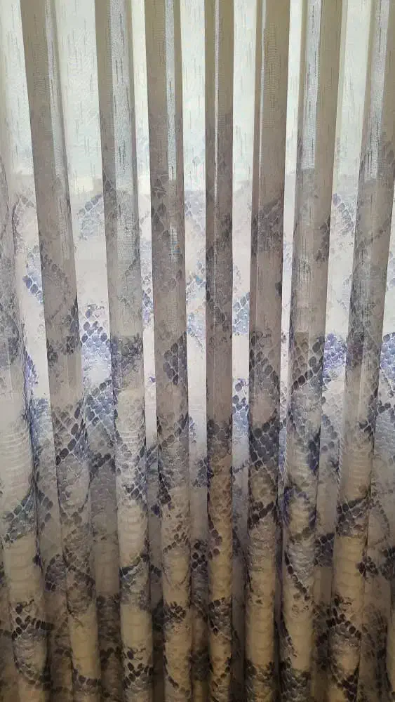 پرده حریر کتان ترک پانچ نونو|پرده، رانر، رومیزی|لاهیجان, کوی آزادگان|دیوار