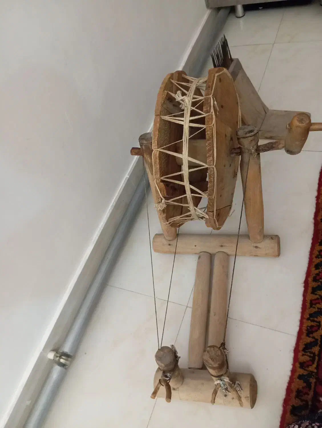 جهره و یون دراقی|چرخ خیاطی و ریسندگی|تبریز, |دیوار