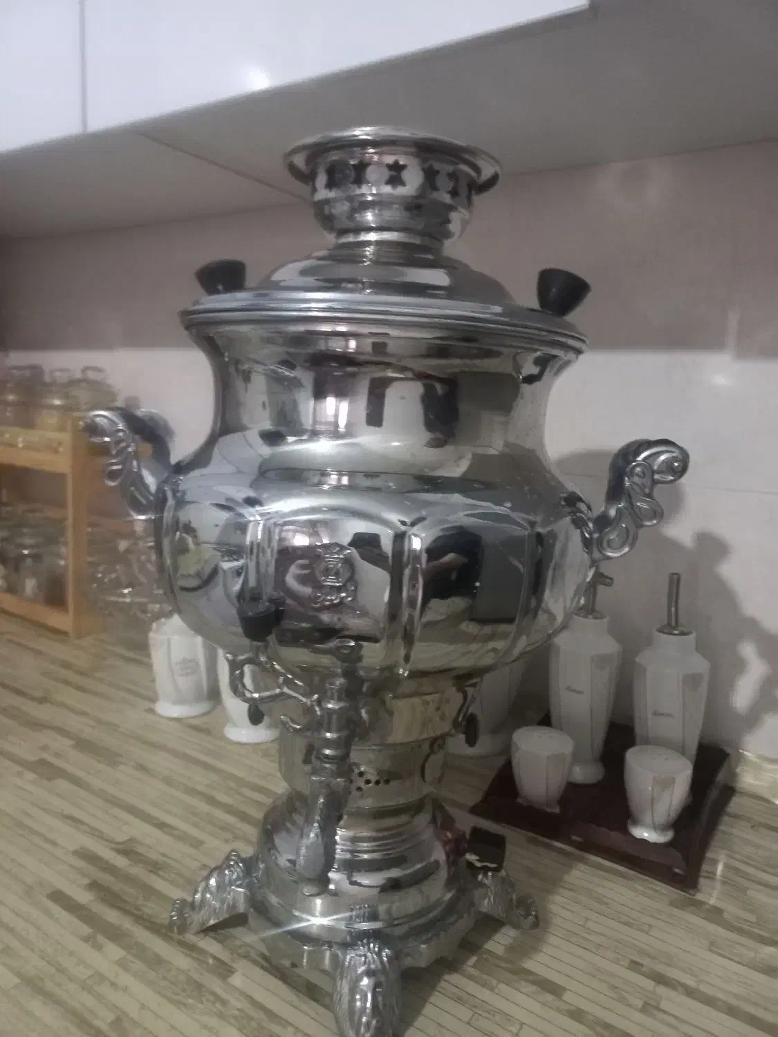 سماور ۱۰ لیتر زمردیان|سماور، چای‌ساز، قهوه‌ساز|قرچک, مهدیه|دیوار