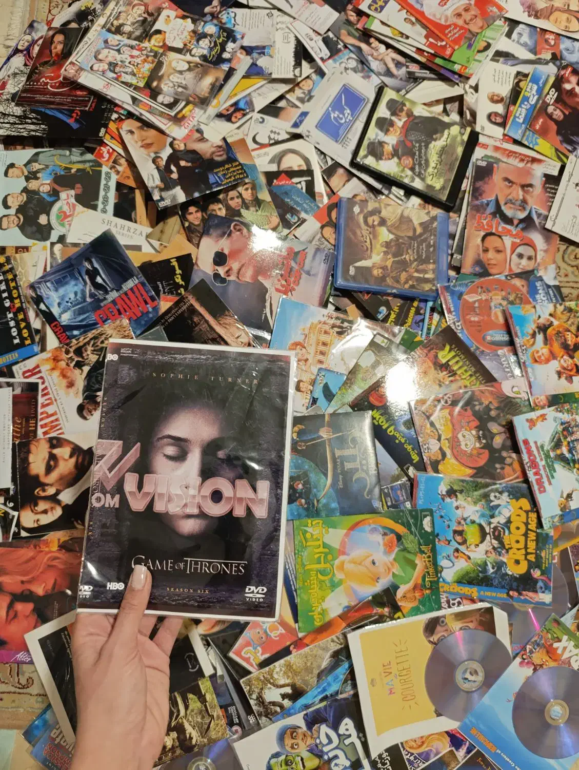 ۵۰۰ عدد سی دی CD وDVD(فیلم،سریال،انیمیشن)|فیلم و موسیقی|کرج, فاز ۴ مهرشهر|دیوار