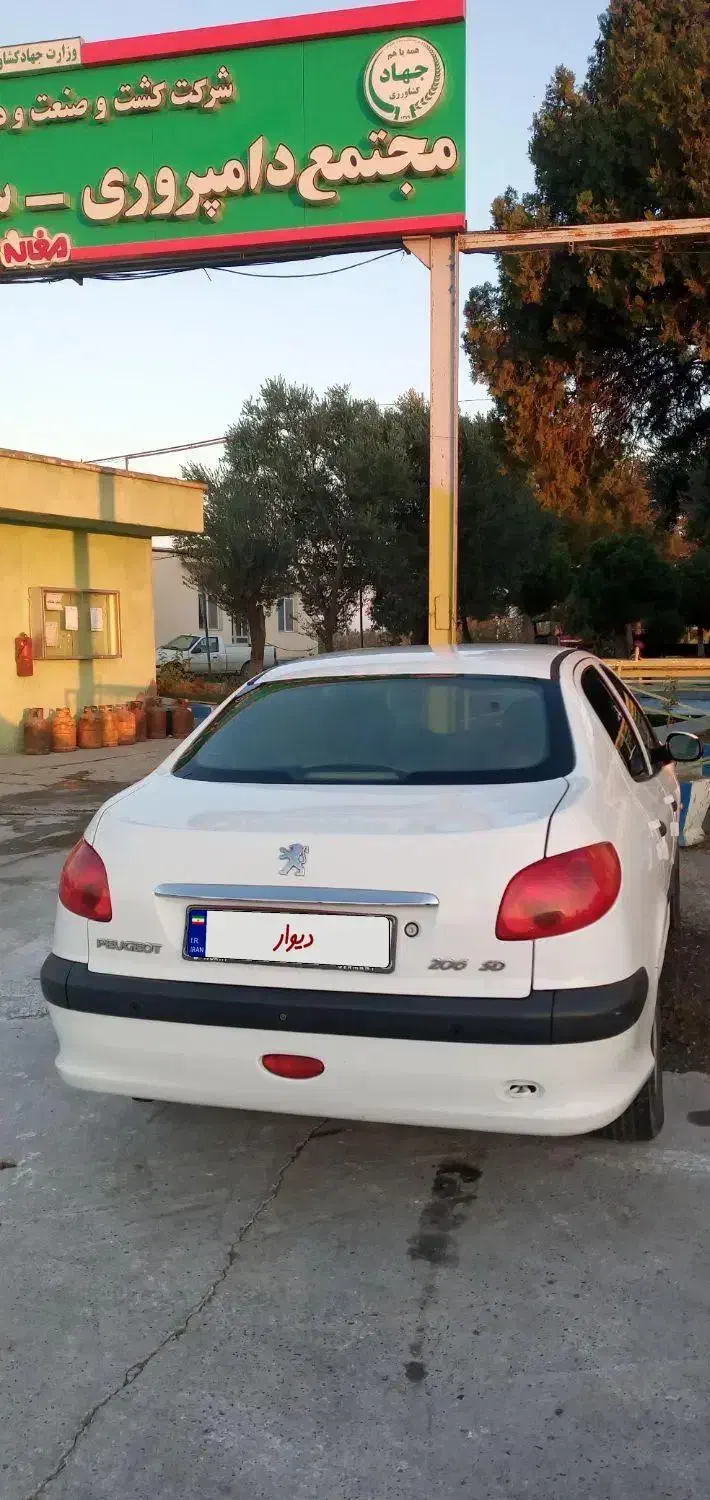 ۲۰۶ sd تیپ ۵ v8|خودرو سواری و وانت|پارسآباد, |دیوار