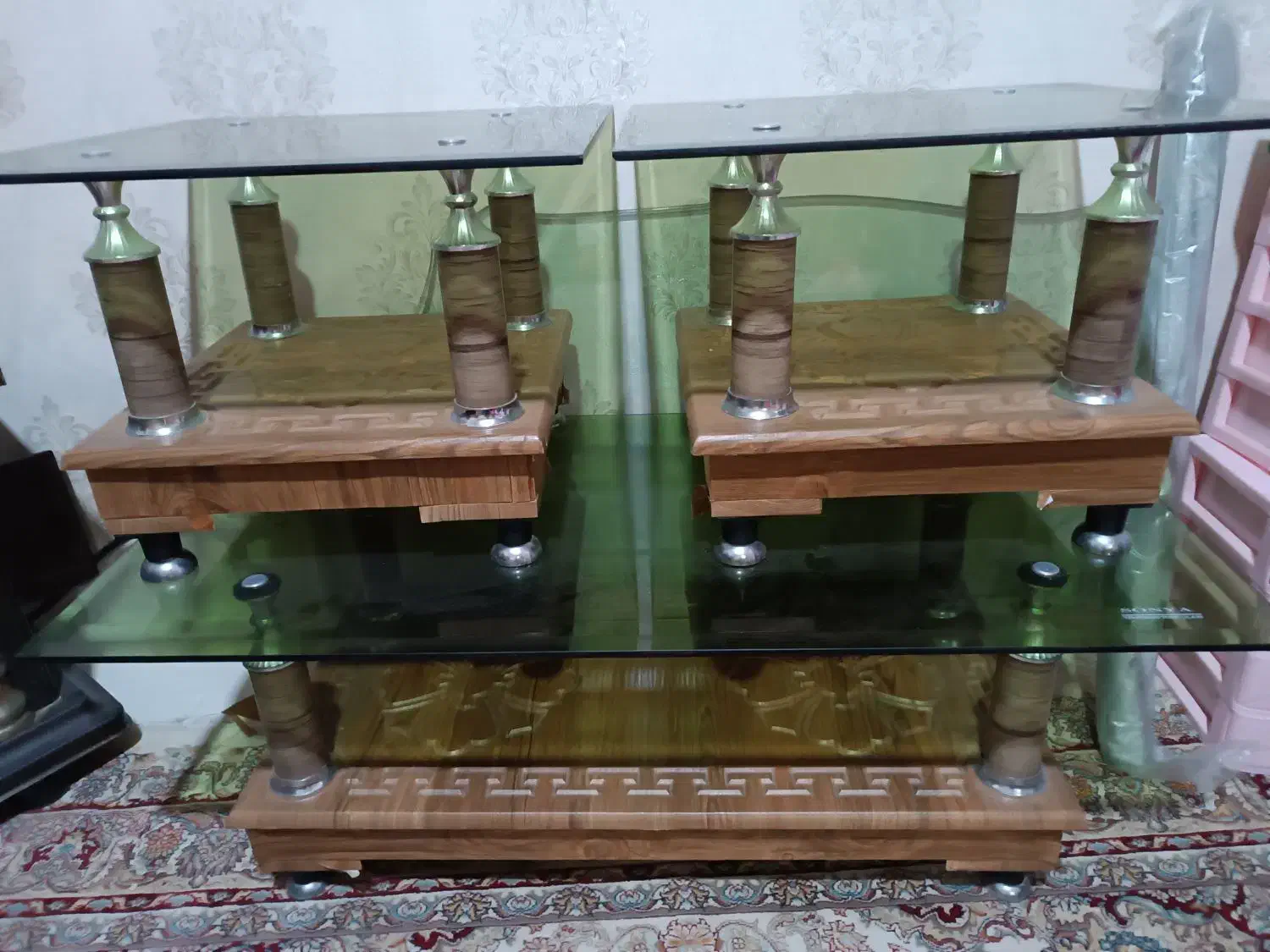 میز یک و نیم|میز و صندلی غذاخوری|خوی, |دیوار