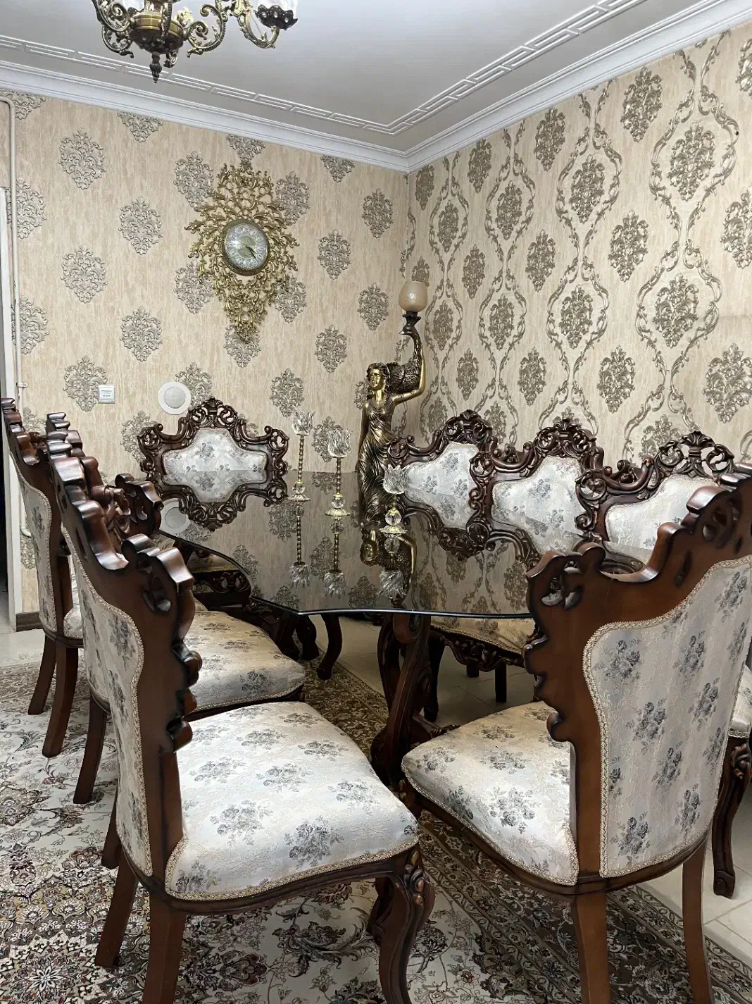 میز نهار خوری|میز و صندلی غذاخوری|فردیس, نگارستان|دیوار