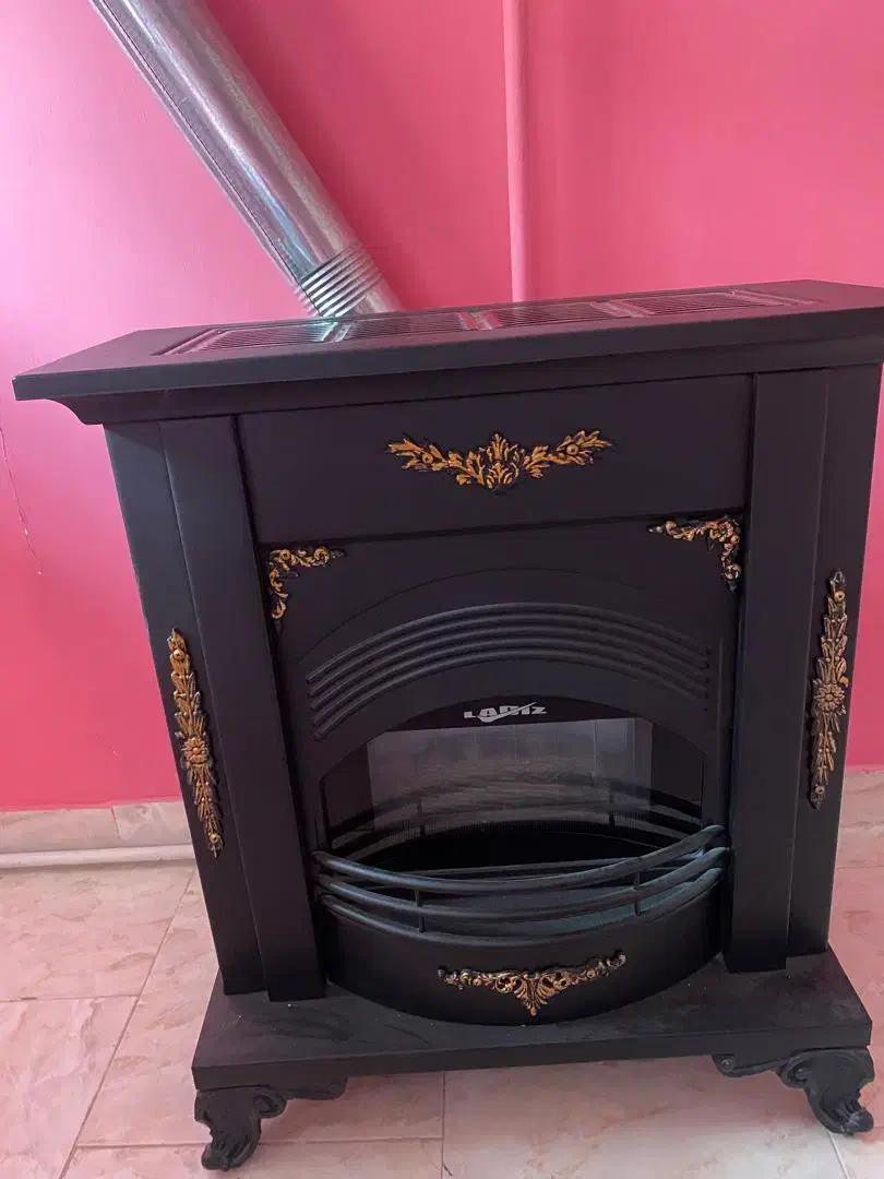 بخاری طرح شومینه|بخاری، هیتر، شومینه|سمنان, |دیوار