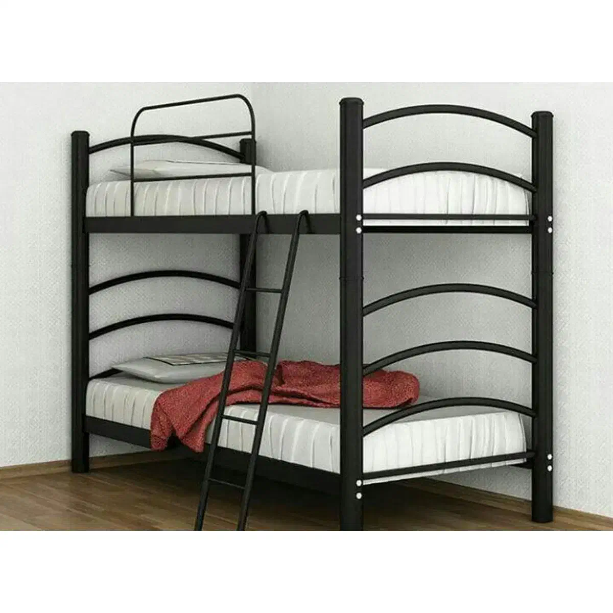 تخت دو طبقه فلزی سه عدد|تخت و سرویس خواب|رشت, شهرک قدس|دیوار