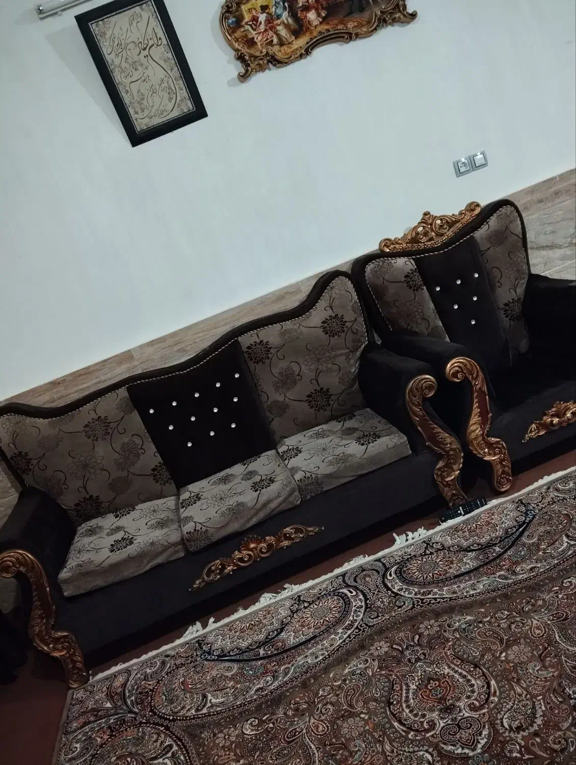 مبل هفت نفره.|مبلمان خانگی و میز عسلی|تاکستان, |دیوار