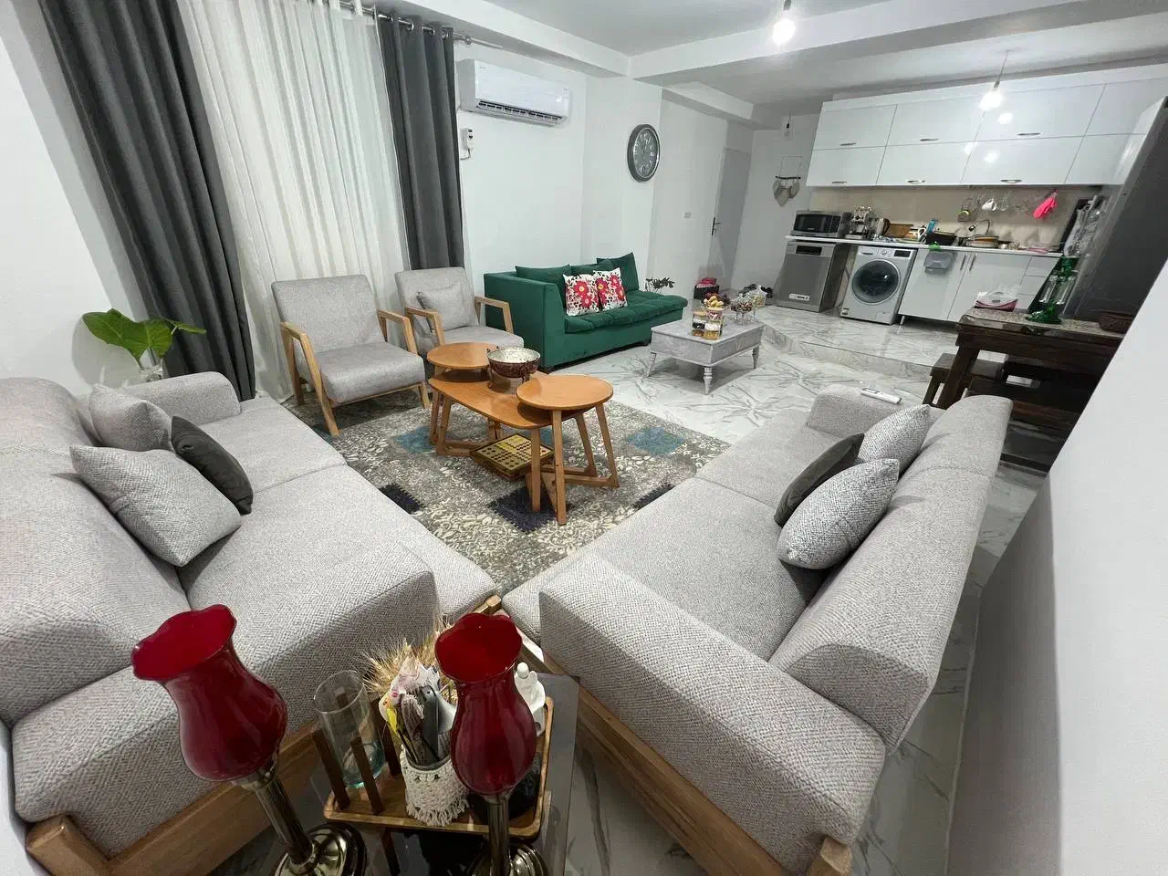 فروش واحد دوخوابه مجتمع رحمت گستر قشم|فروش آپارتمان|قشم, |دیوار