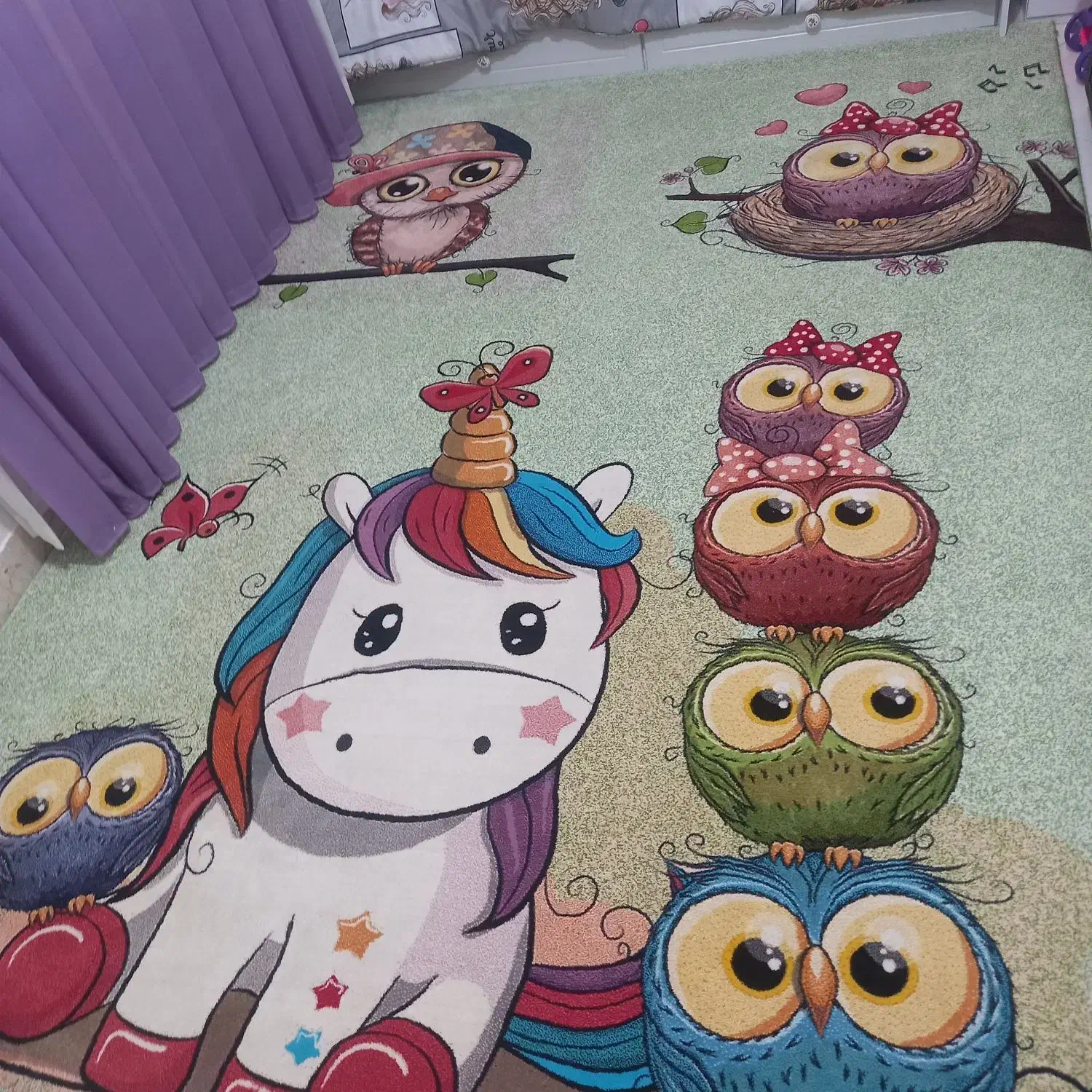 گلیم فرش اتاق کودک نو|گلیم، جاجیم، گبه|بندرعباس, |دیوار